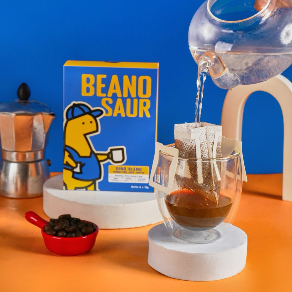 [BUNDLE] DINO BLEND SIGNATURE DRIP COFFEE — 2 x 8 sachets, 15g each